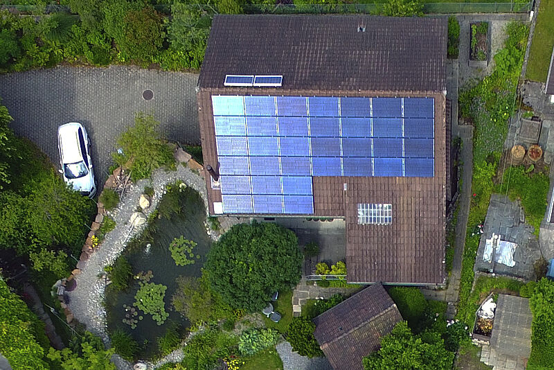 Einfamilienhaus Beinwil am See mit Photovoltaikanlage