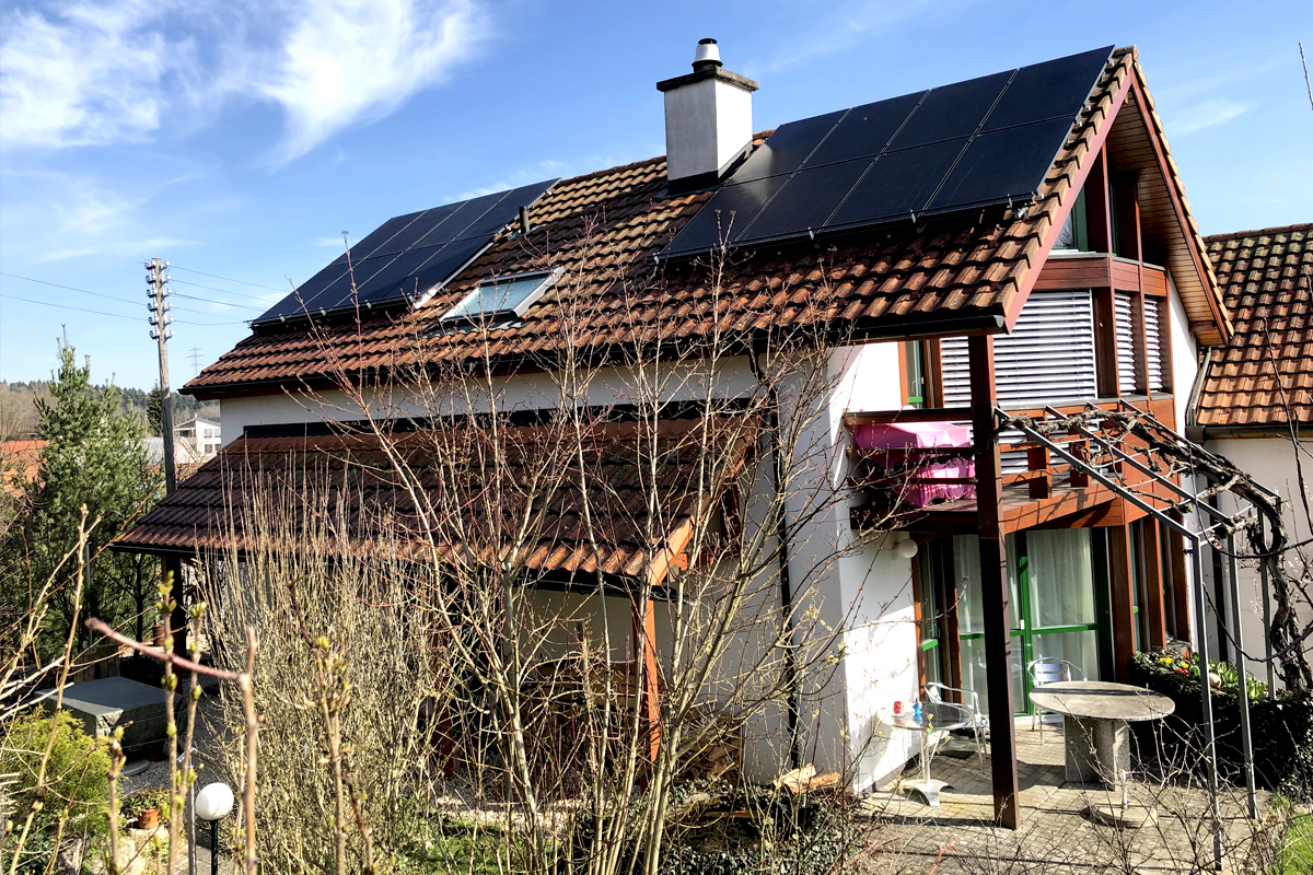 Photovoltaikanlage Kölliken Einfamilienhaus 2