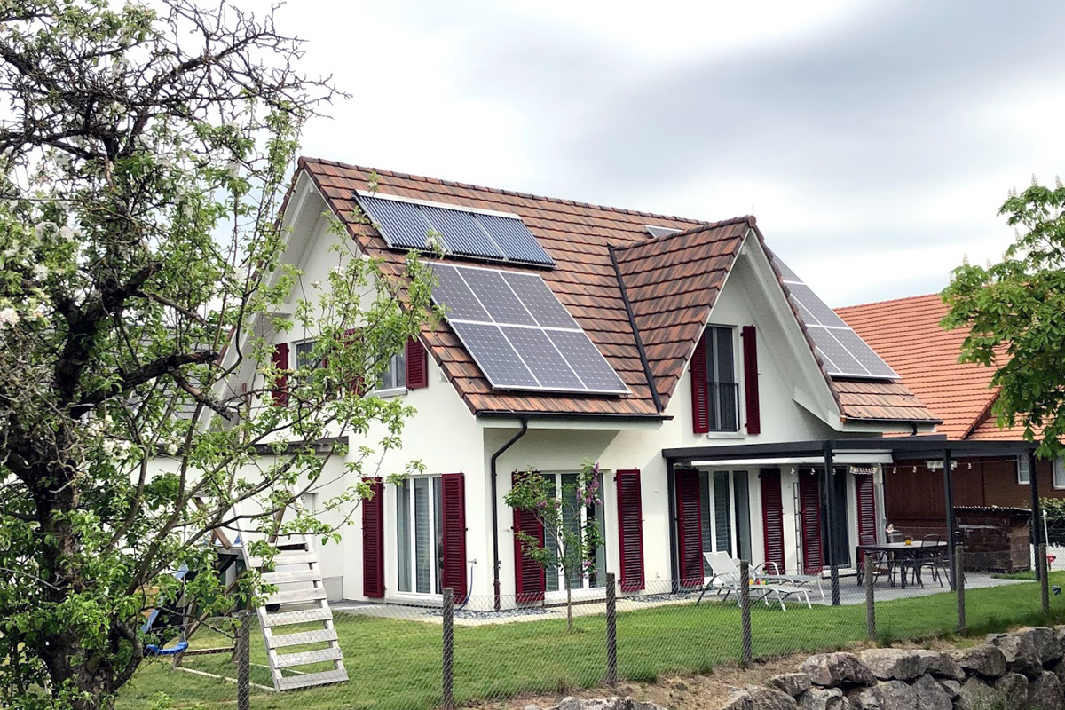 Solaranlage Einfamilienhaus Wallbach 2